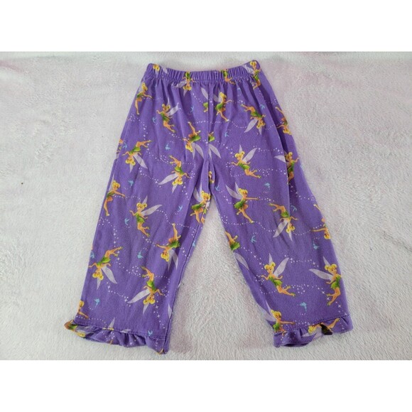 Disney Tinkerbell Purple Soft Pajama Bottoms Polyester 3T - Picture 1 of 7